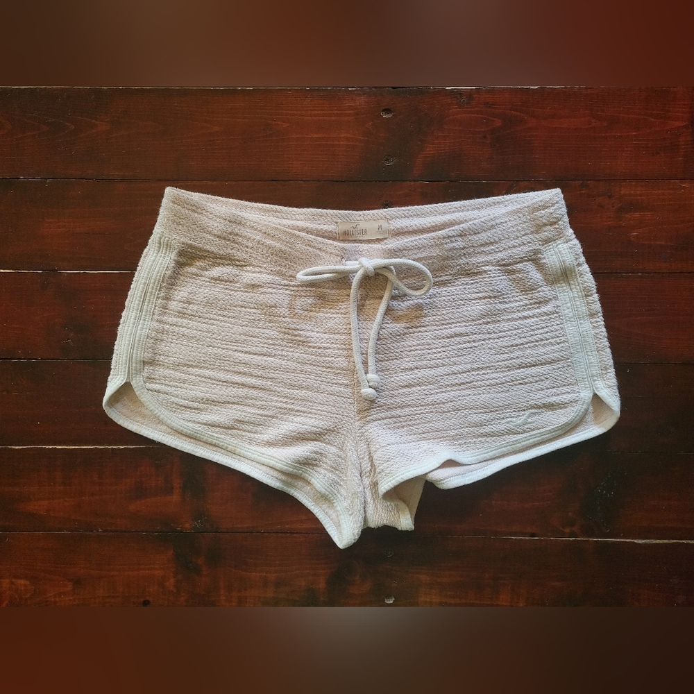 *RARE* Hollister Y2K Pink Textured Athleisure Shorts Size M in GUC